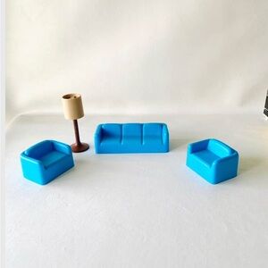 Vintage dollhouse furniture for 3” dolls